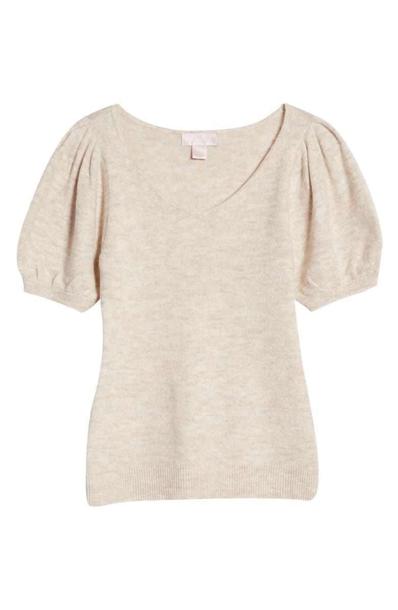 Rachel Parcell Puff Sleeve Sweater, Alternate, color,