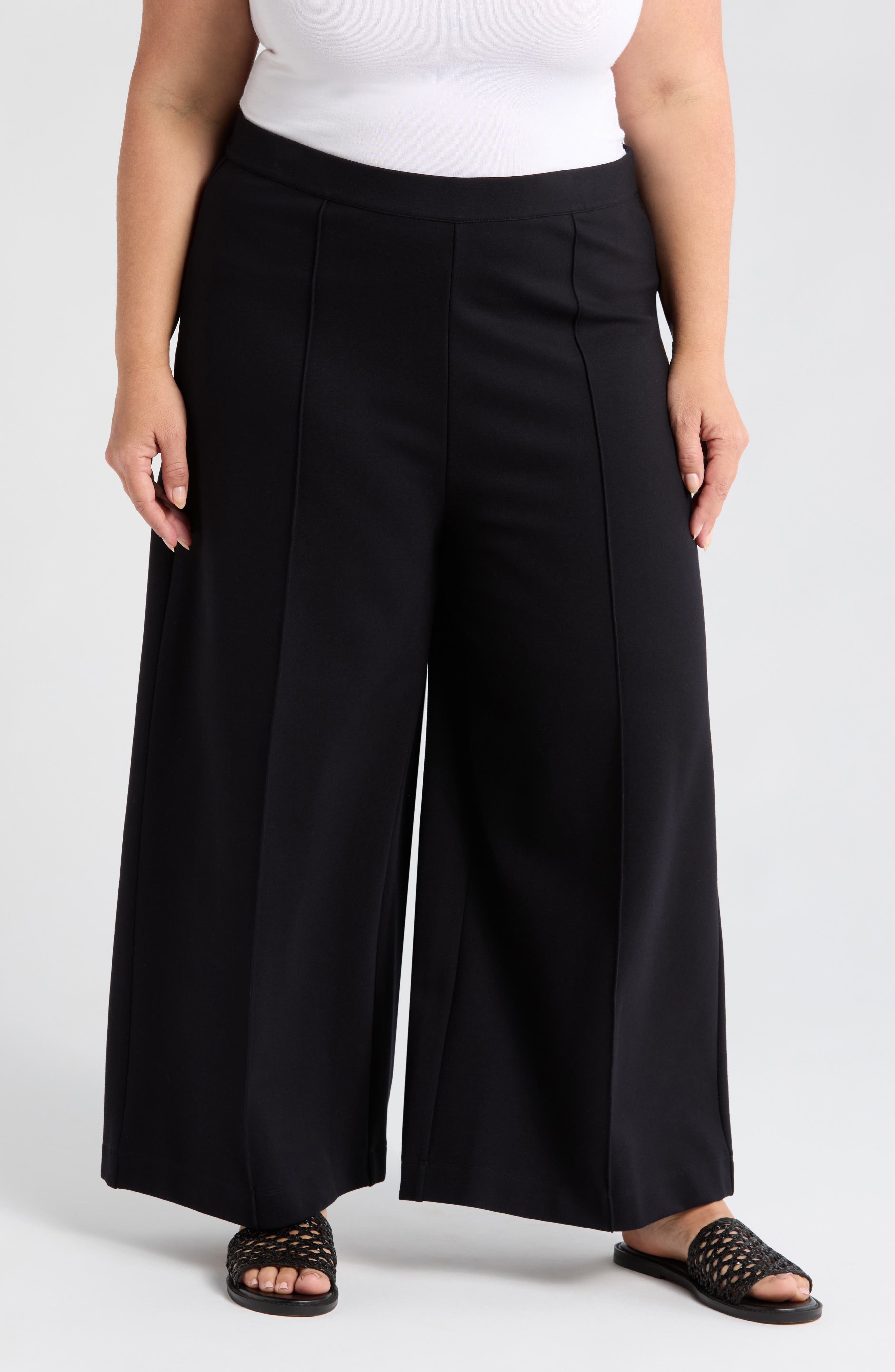 Caslon® Wide Leg Crop Pants