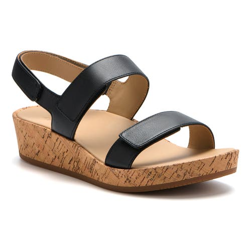 Abeo Soleil Strap Sandal In Black