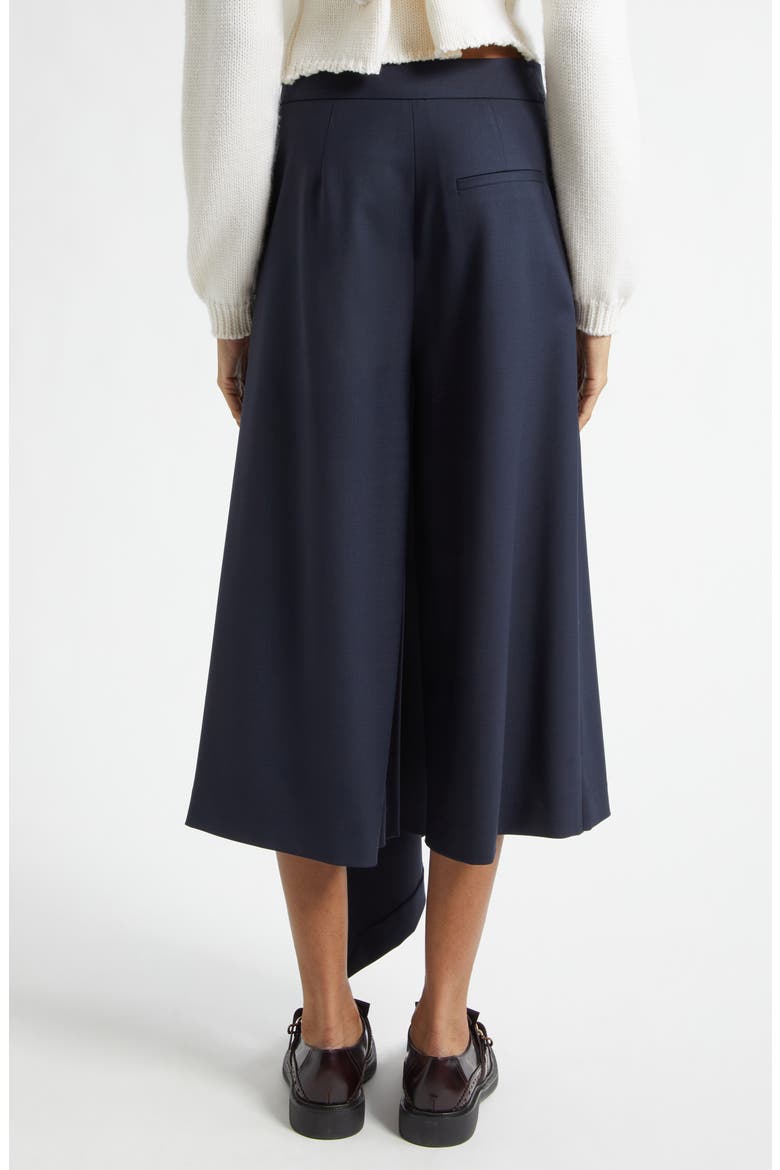 Front Cascade Stretch Wool Crop Sailor Pants, Alternate, color, MIDNIGHT
