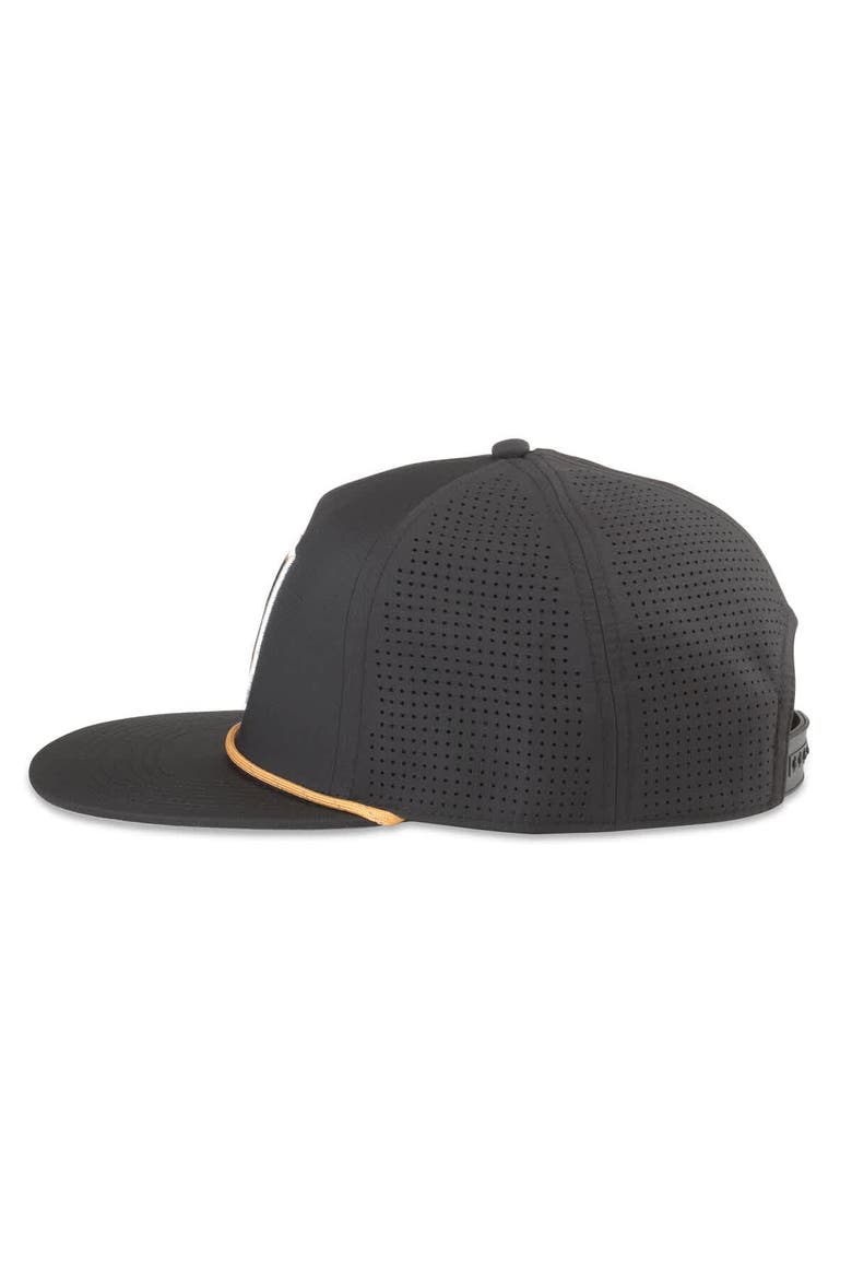 Men's American Needle  Black Vegas Golden Knights Buxton Pro Tech Adjustable Hat, Alternate, color, Black