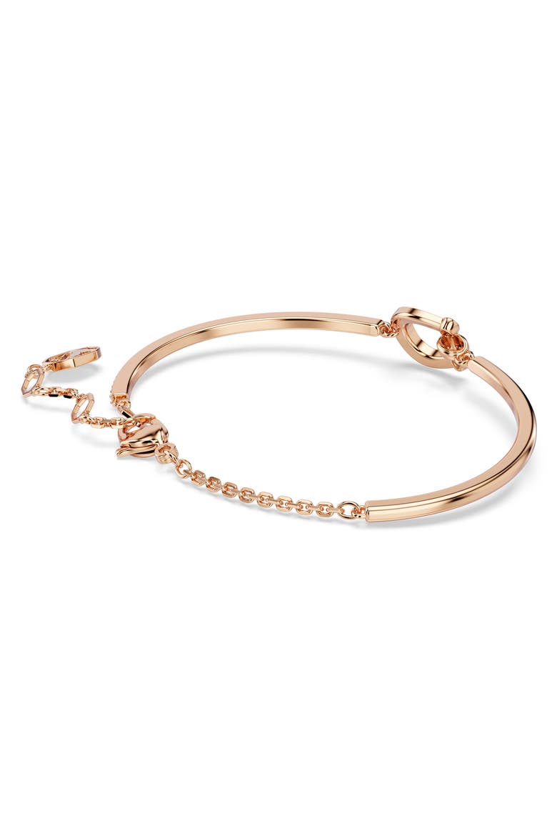 Symbolica Horseshoe Bangle Bracelet, Alternate, color, ROSE GOLD