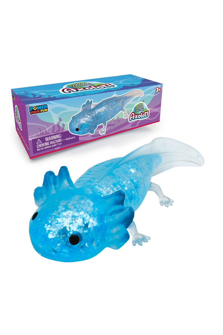 Axolotl Stress Ball Sensory Toys, Main, color, Blue
