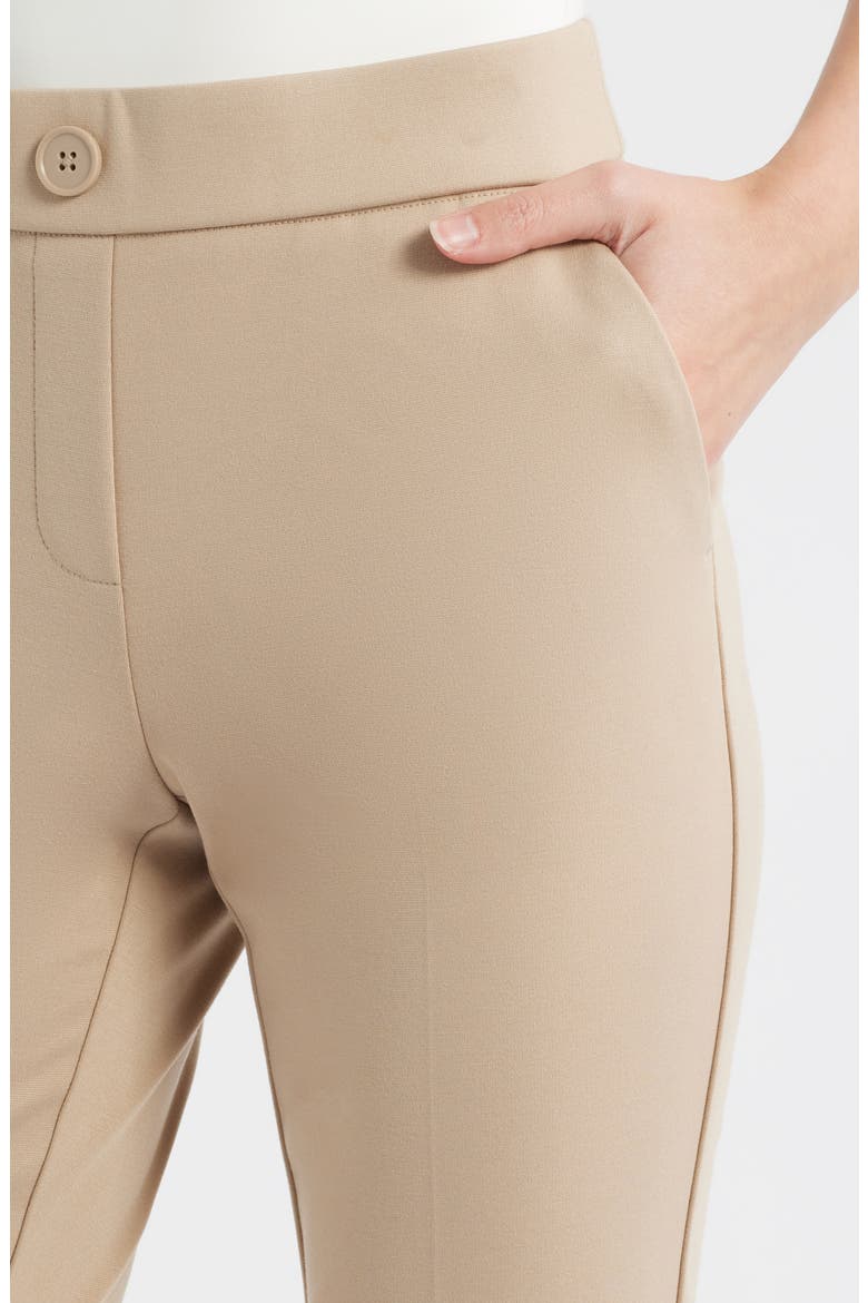 Straight Leg Pull-On Pants, Alternate, color, LATTE