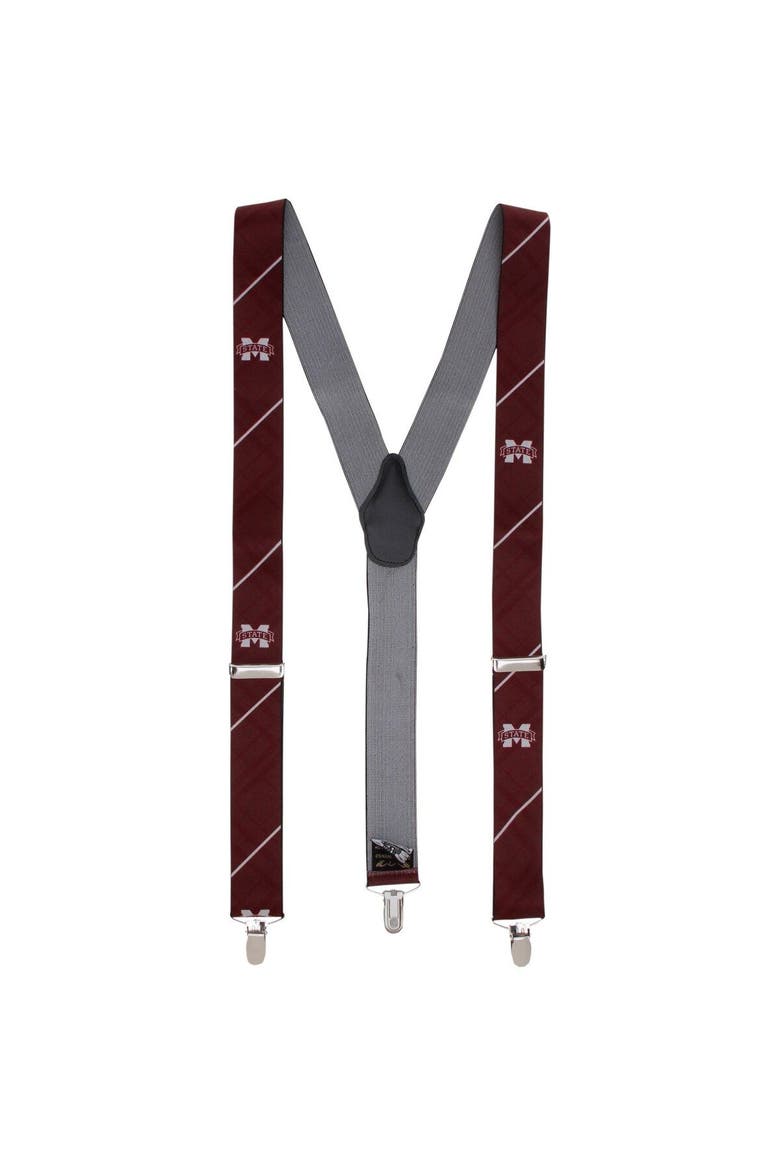 Men's Maroon Mississippi State Bulldogs Suspenders, Main, color, Maroon
