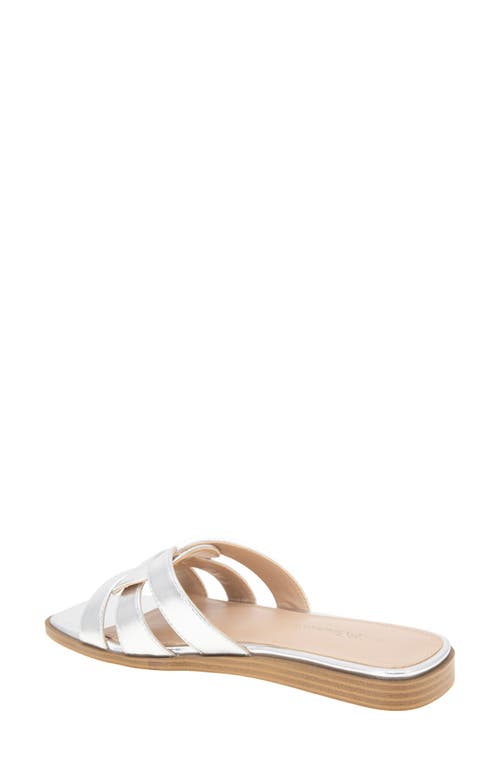 BCBGENERATION BCBGENERATION MELTEM SQUARE TOE SLIDE SANDAL