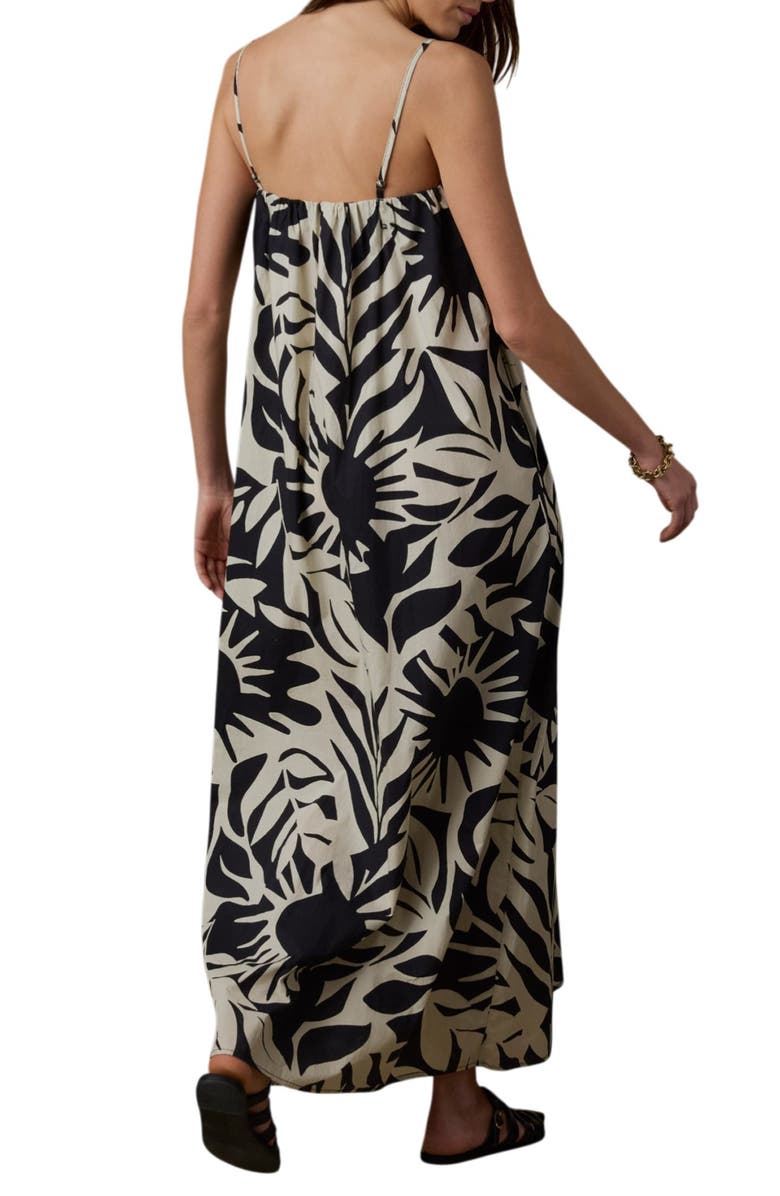 Faherty Kaua Coastal Poplin Maxi Dress, Alternate, color, Garden Sonata