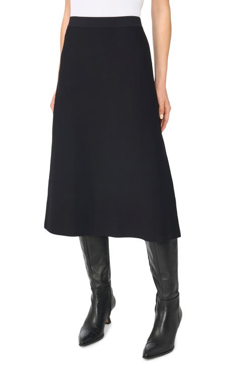 Sweater Knit Midi Skirt
