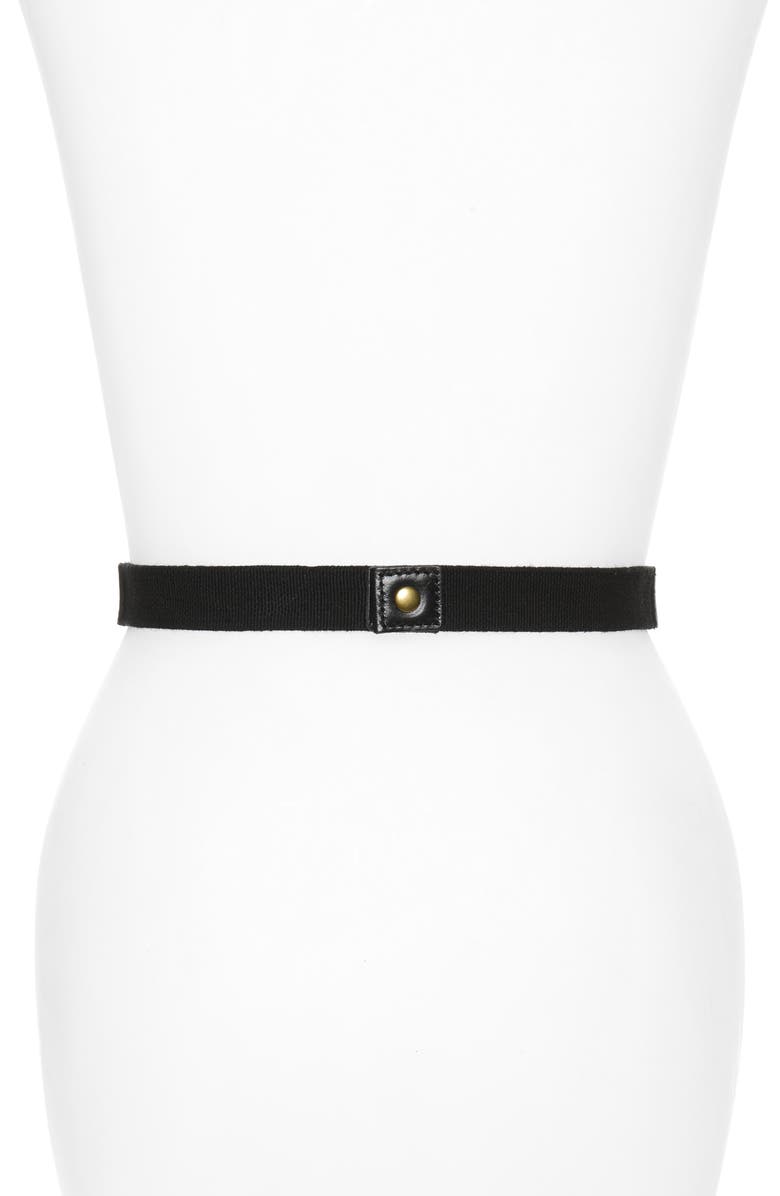Treasure & Bond Loop Stretch Leather Belt, Alternate, color, 