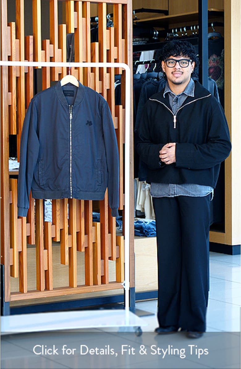 Forres Cotton Twill Bomber Jacket, sales video thumbnail