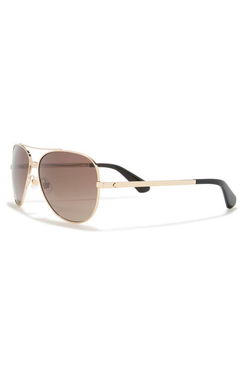 Kate Spade New York Avaline2 58mm Gradient Aviator Sunglasses