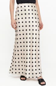 Love By Design Melanie Satin Maxi Skirt