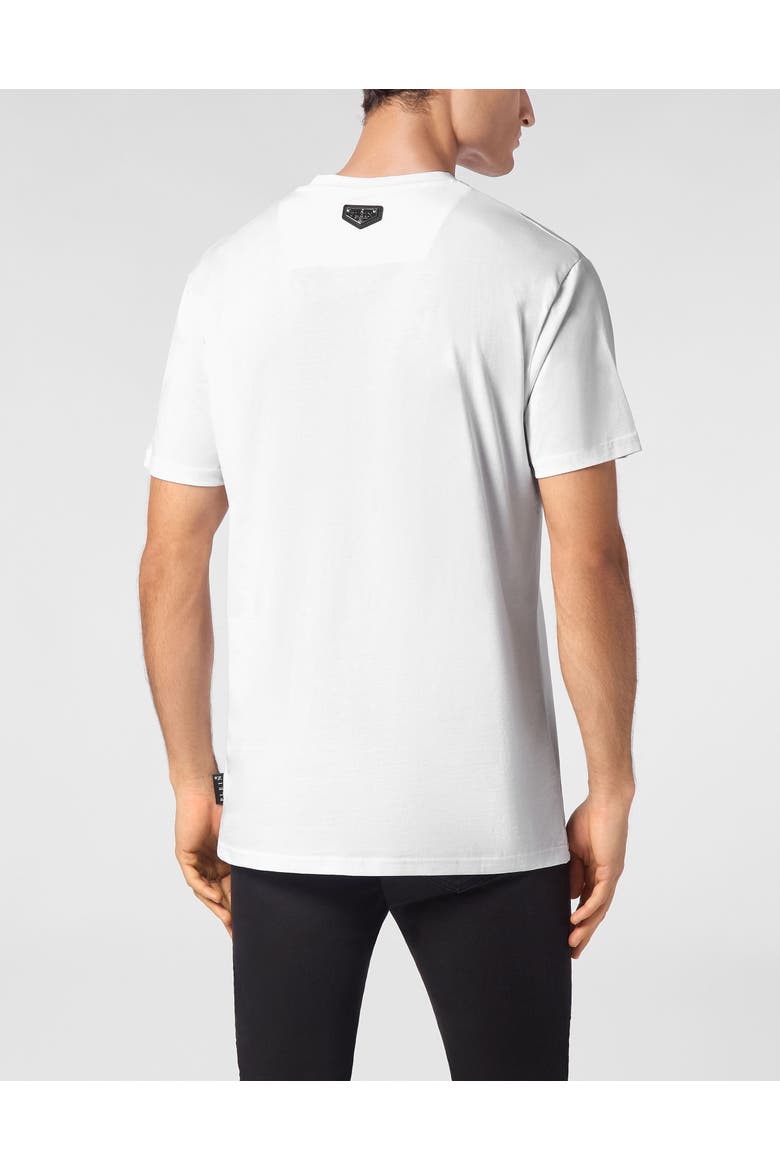 T-Shirt Round Neck Ss King Plein Men, Alternate, color, white