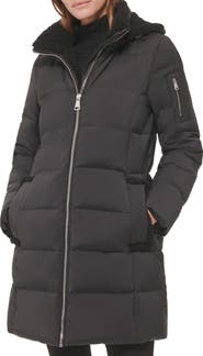 Calvin Klein Faux Shearling Lined Down Puffer Jacket