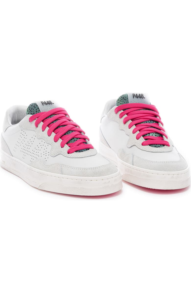 P448 Bali Lace-Up Sneaker, Main, color, White Beotif