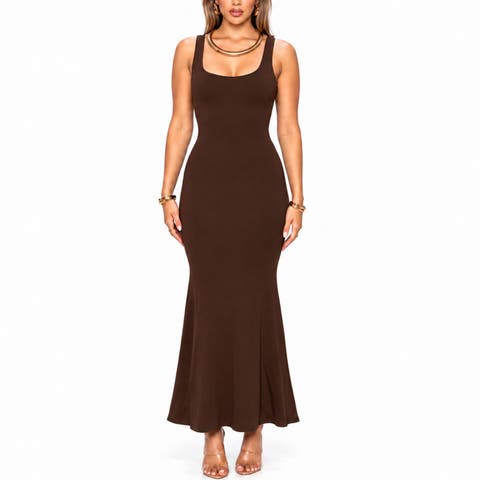 X Yahaira Contour Mermaid Sleeveless Maxi Dress