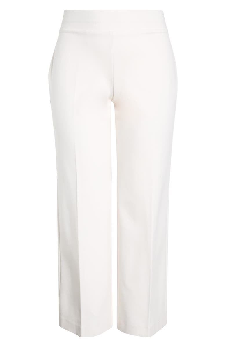 Anne Klein High Waist Wide Leg Pull-On Pants, Alternate, color, White Dove