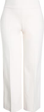 Anne Klein High Waist Wide Leg Pull-On Pants