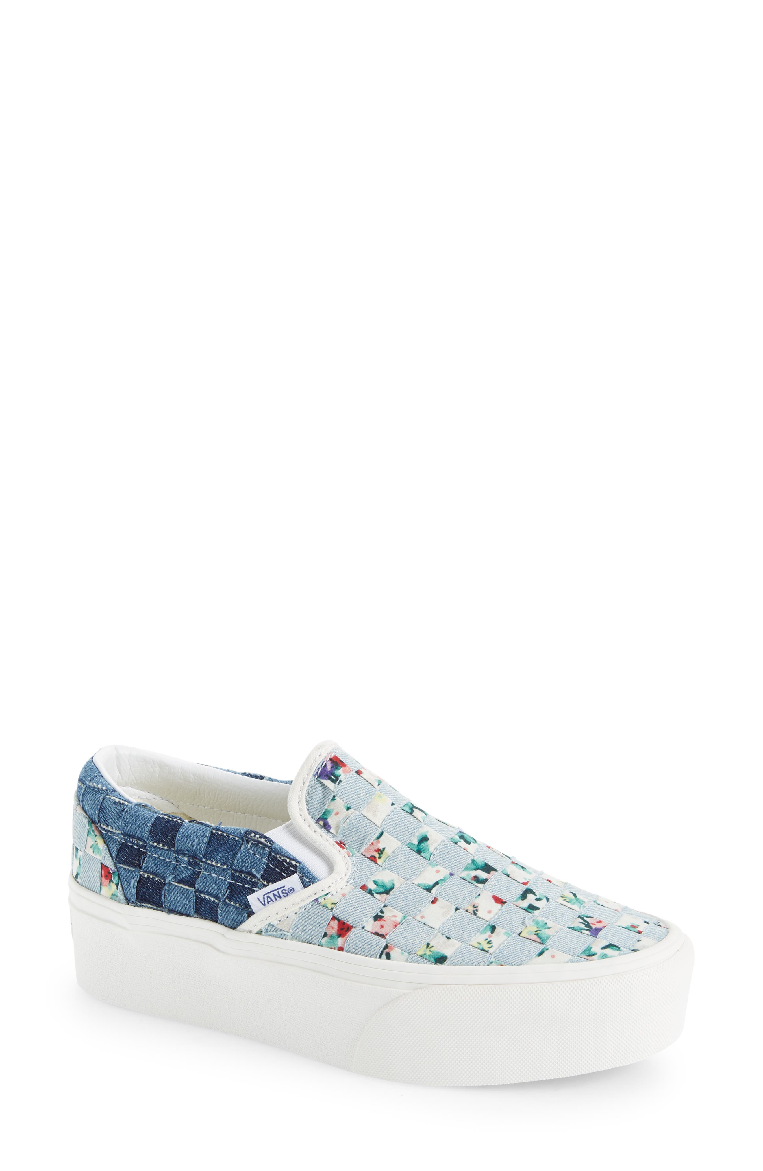 Vans Classic Slip-On Platform Sneaker, Main, color, 