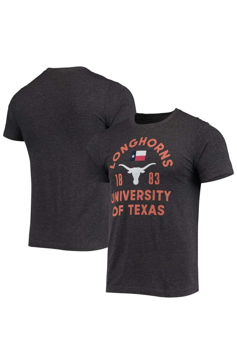 HOMEFIELD Men's Homefield Charcoal Texas Longhorns Vintage Texas State Flag T-Shirt, Main, color, Heather Charcoal