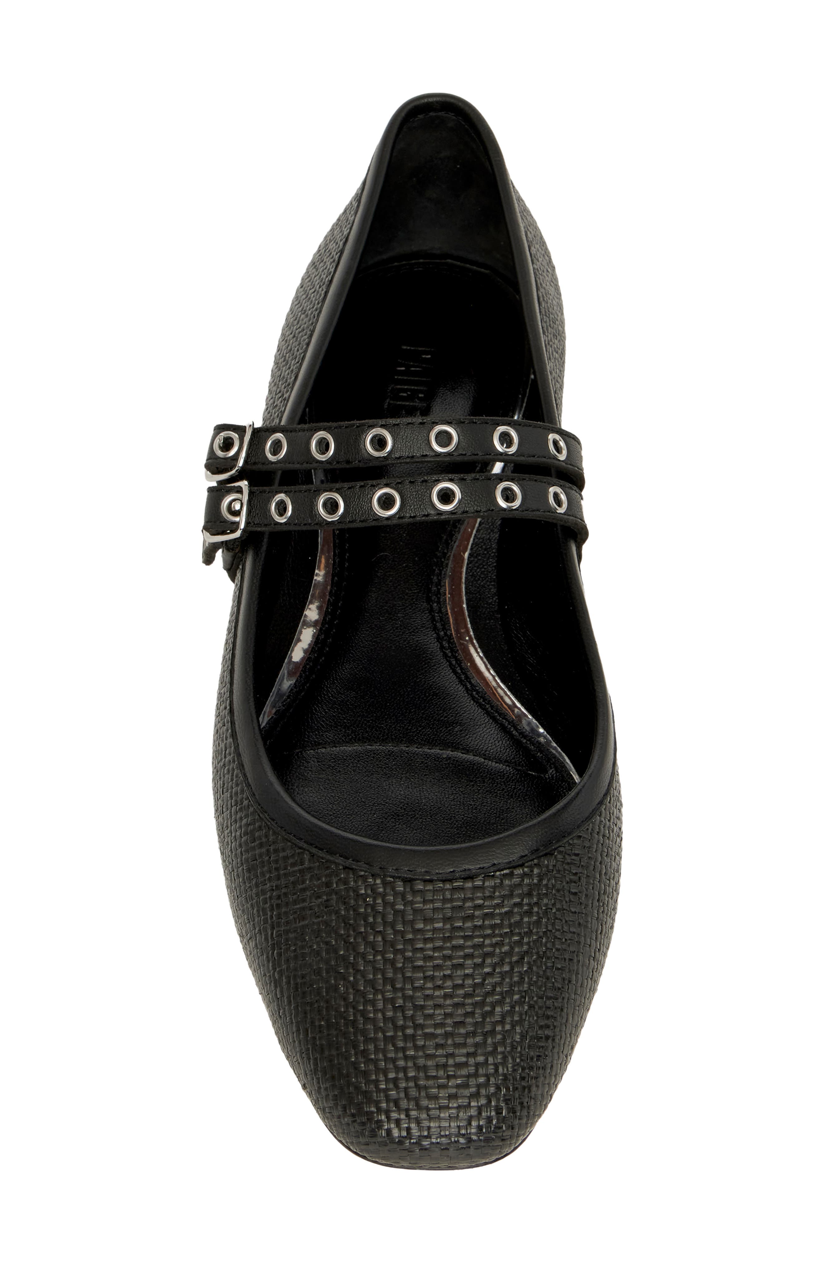 PAIGE Jackson Flat, Alternate, color, Black