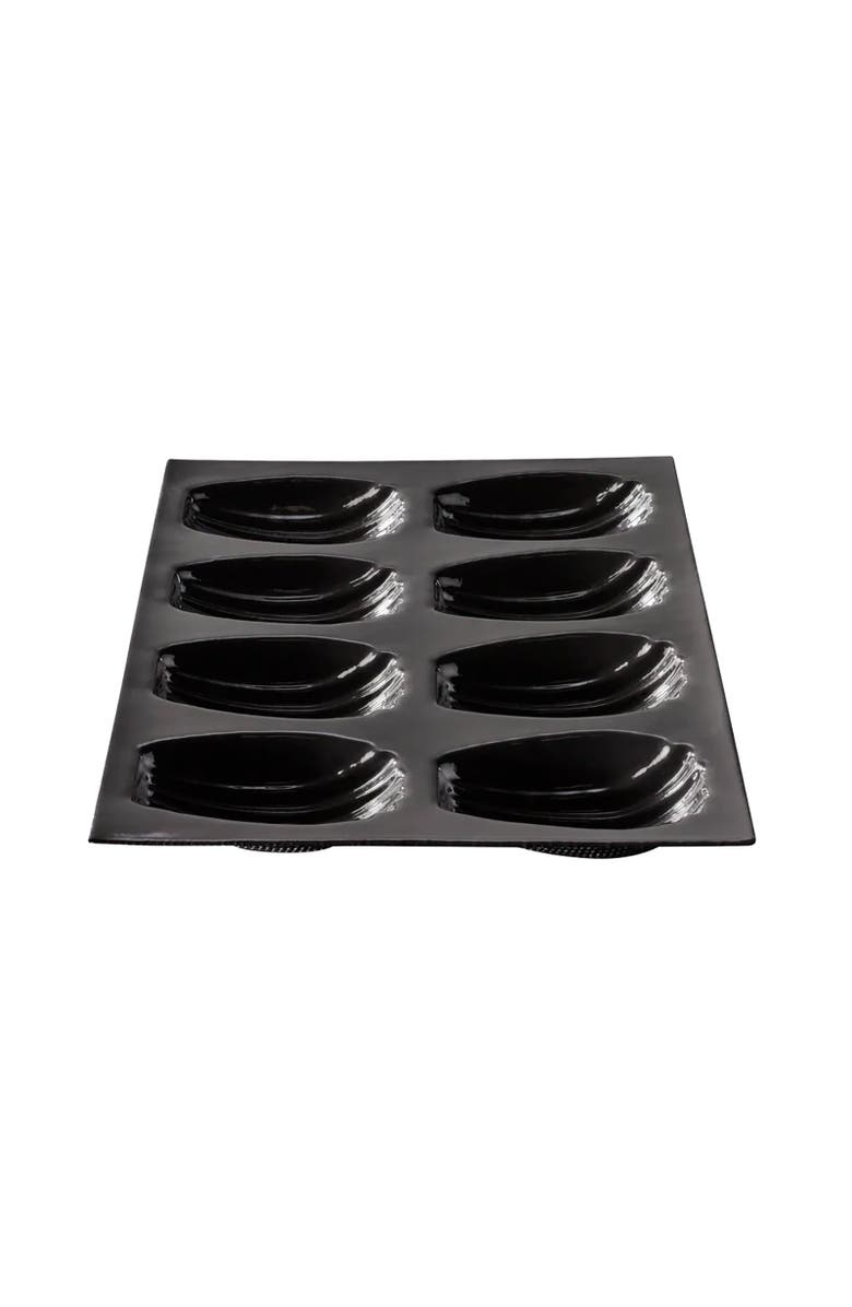 Silpat Flexipan 8 Madeleines Mold, Silicone, Main, color, Black