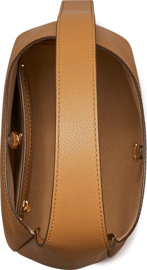 Small Romy Pebble Leather Hobo Bag