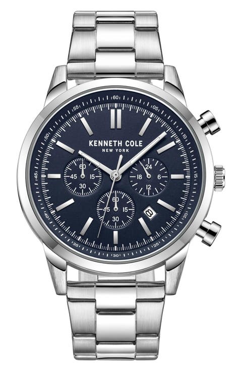 Chronograph Quartz Bracelet Watch, 45mm