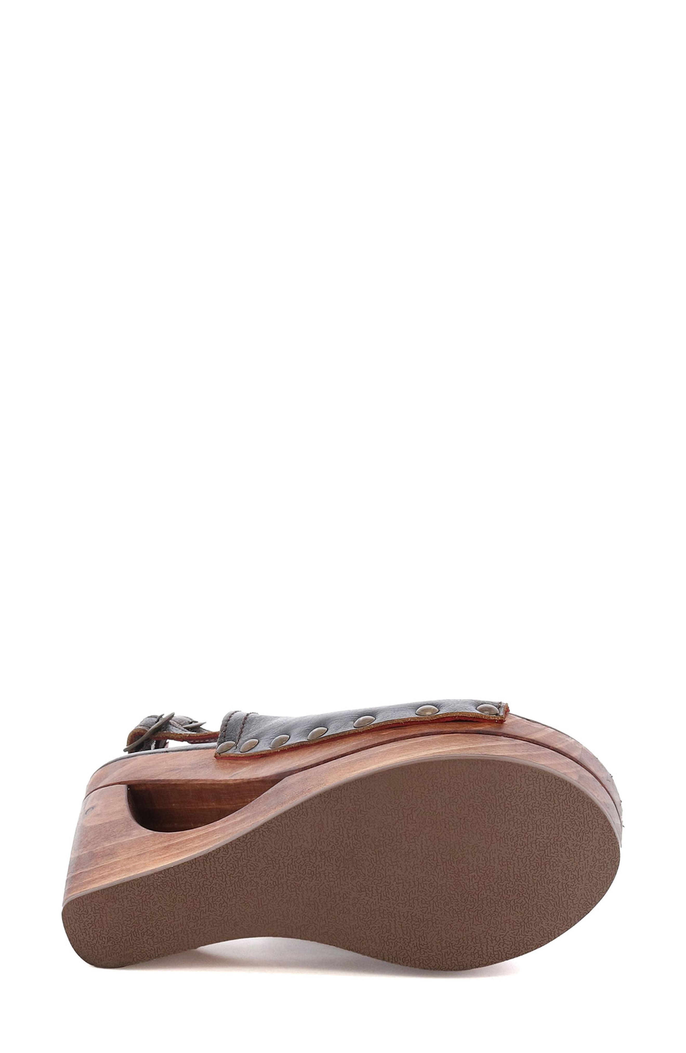 Bed Stu Imelda Cutout Wedge Slingback Sandal, Alternate, color, 