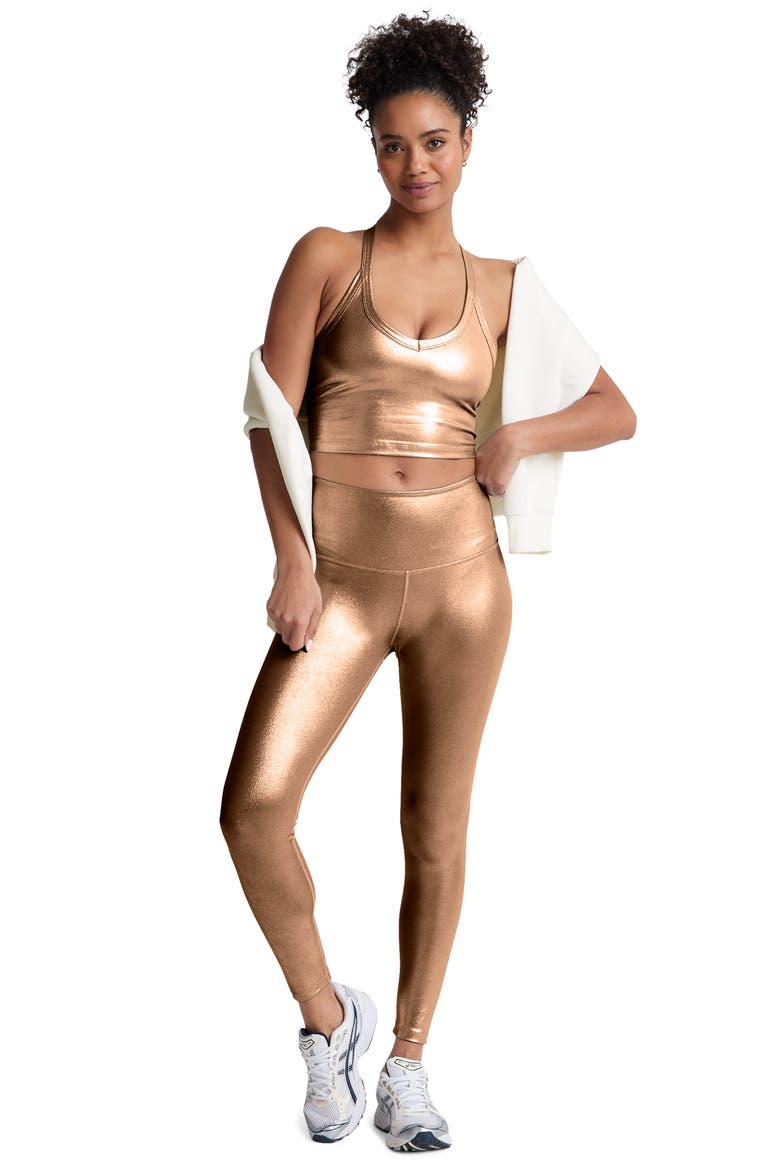 On the Up Crop Tank, Alternate, color, LIQUID FOIL COPPER MULTI