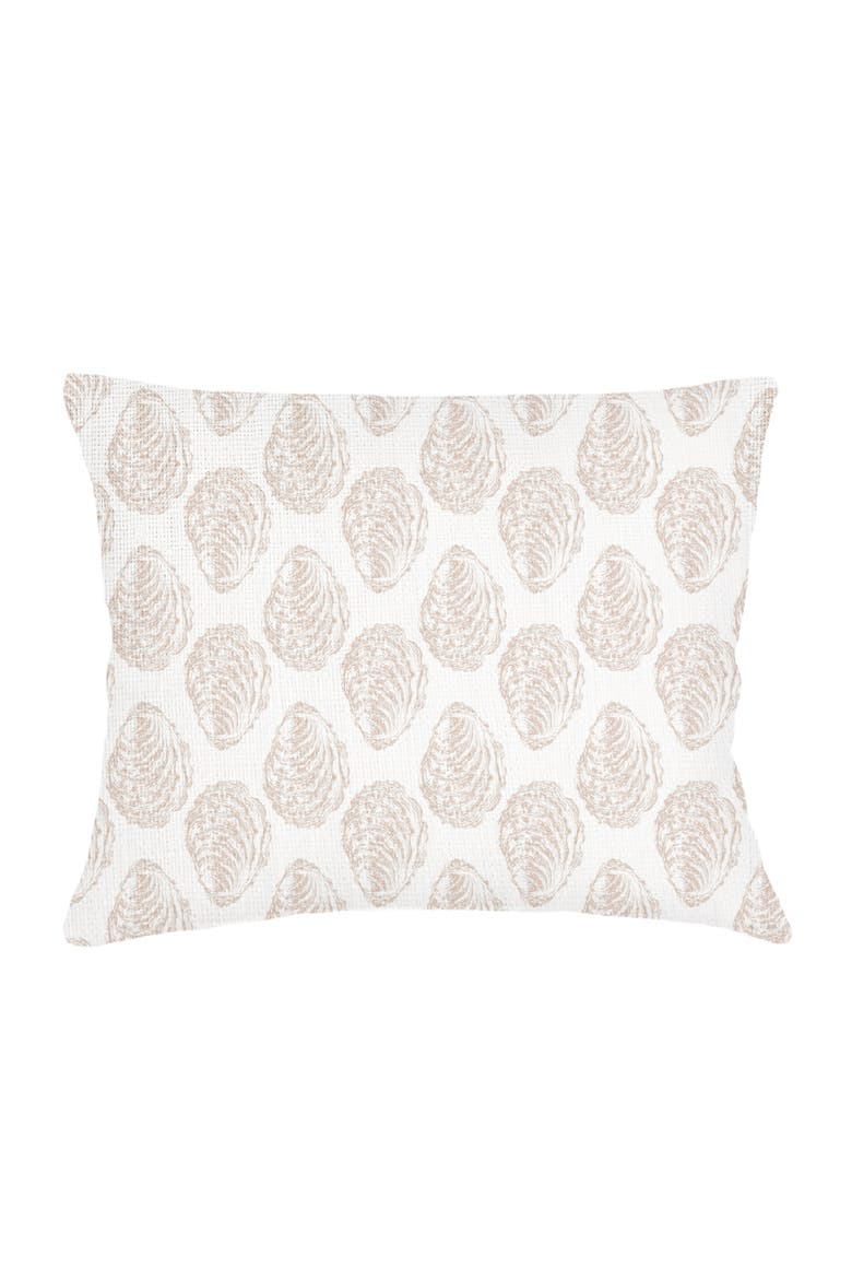 Drifted Oyster Linen Dutch Euro Pillow Cover Only, Main, color, Natural Beige