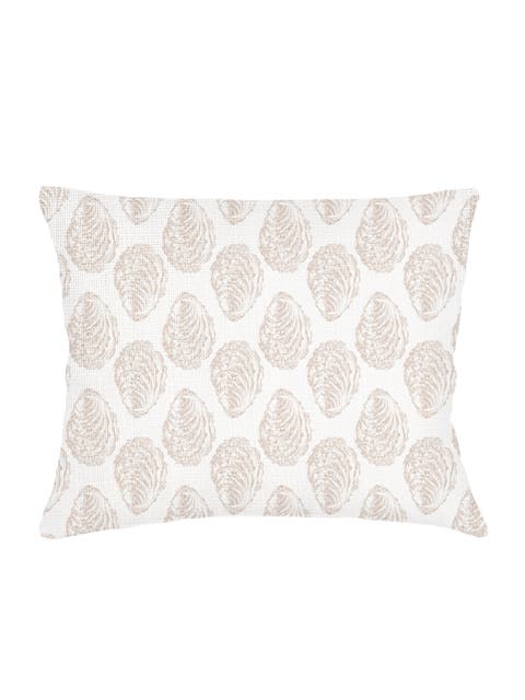 Drifted Oyster Linen Dutch Euro Pillow Cover Only