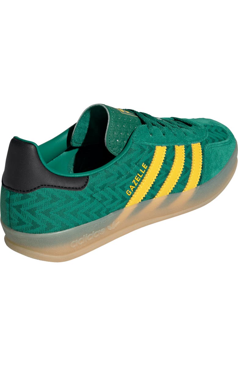 adidas Gazelle Indoor Sneaker, Alternate, color, Bold Green/ Eqt Yellow/ Gum 3