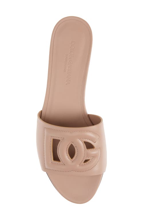 Dolce & Gabbana Dolce&gabbana Bianca Interlock Slide Sandal