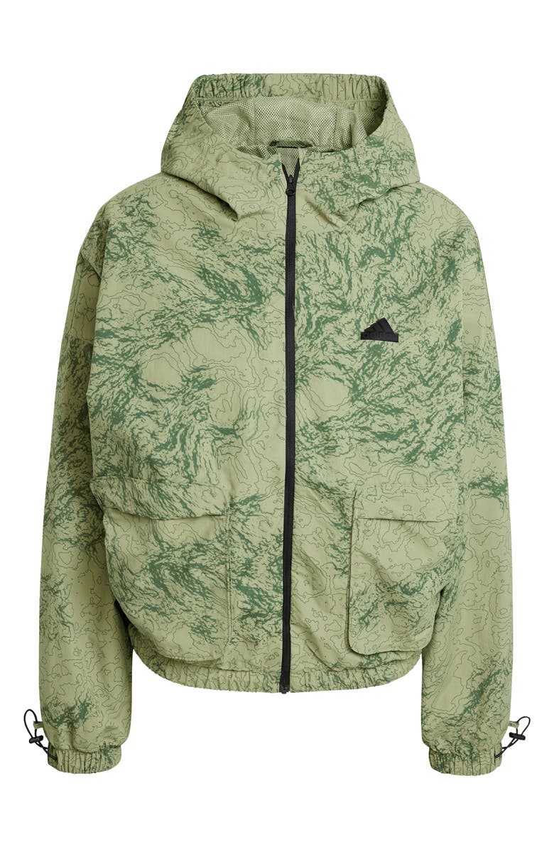 adidas City Escape Windbreaker, Alternate, color, 