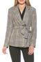 Olya Plaid Belted Blazer