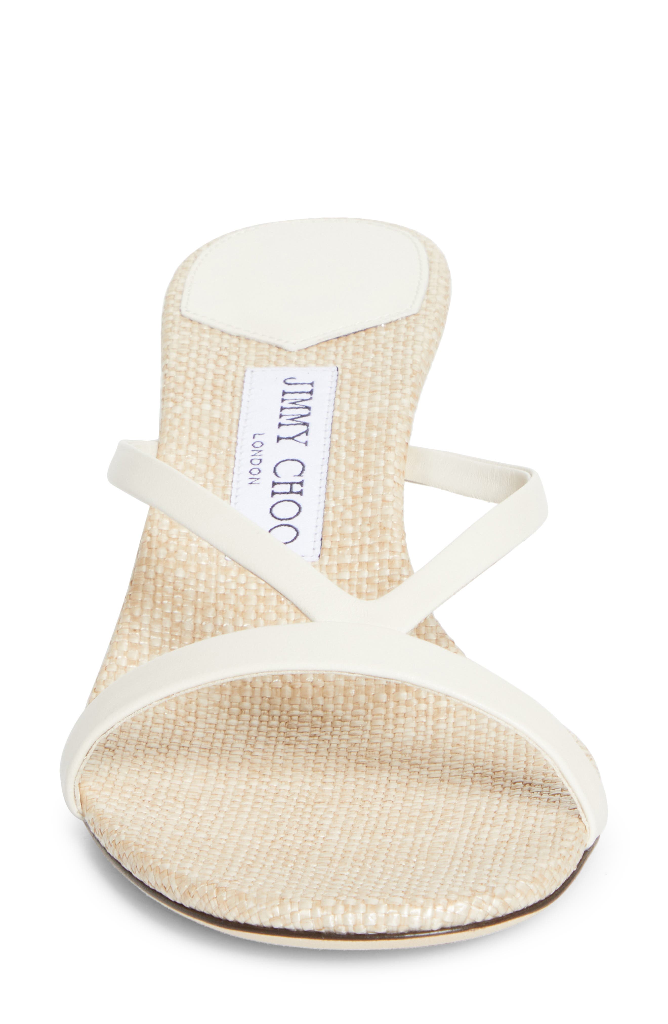 Jimmy Choo Ciela Slide Sandal, Alternate, color, Latte Mix