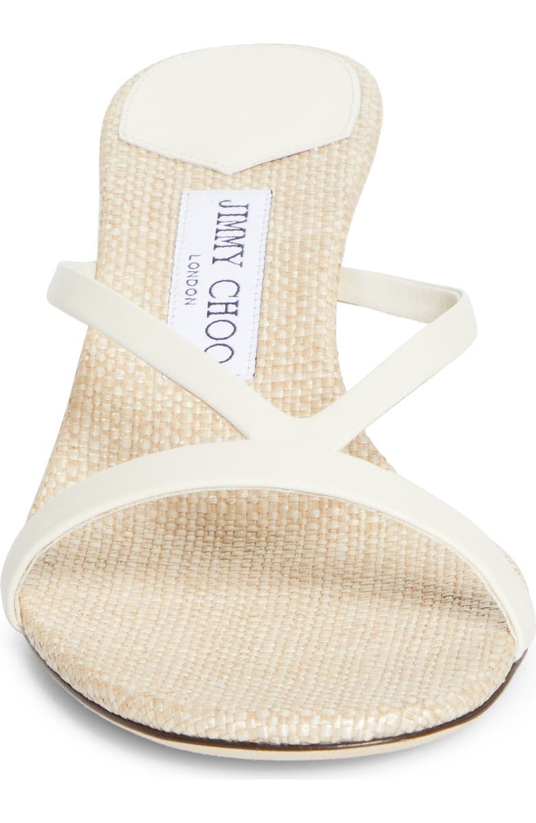 Jimmy Choo Ciela Slide Sandal, Alternate, color, Latte Mix