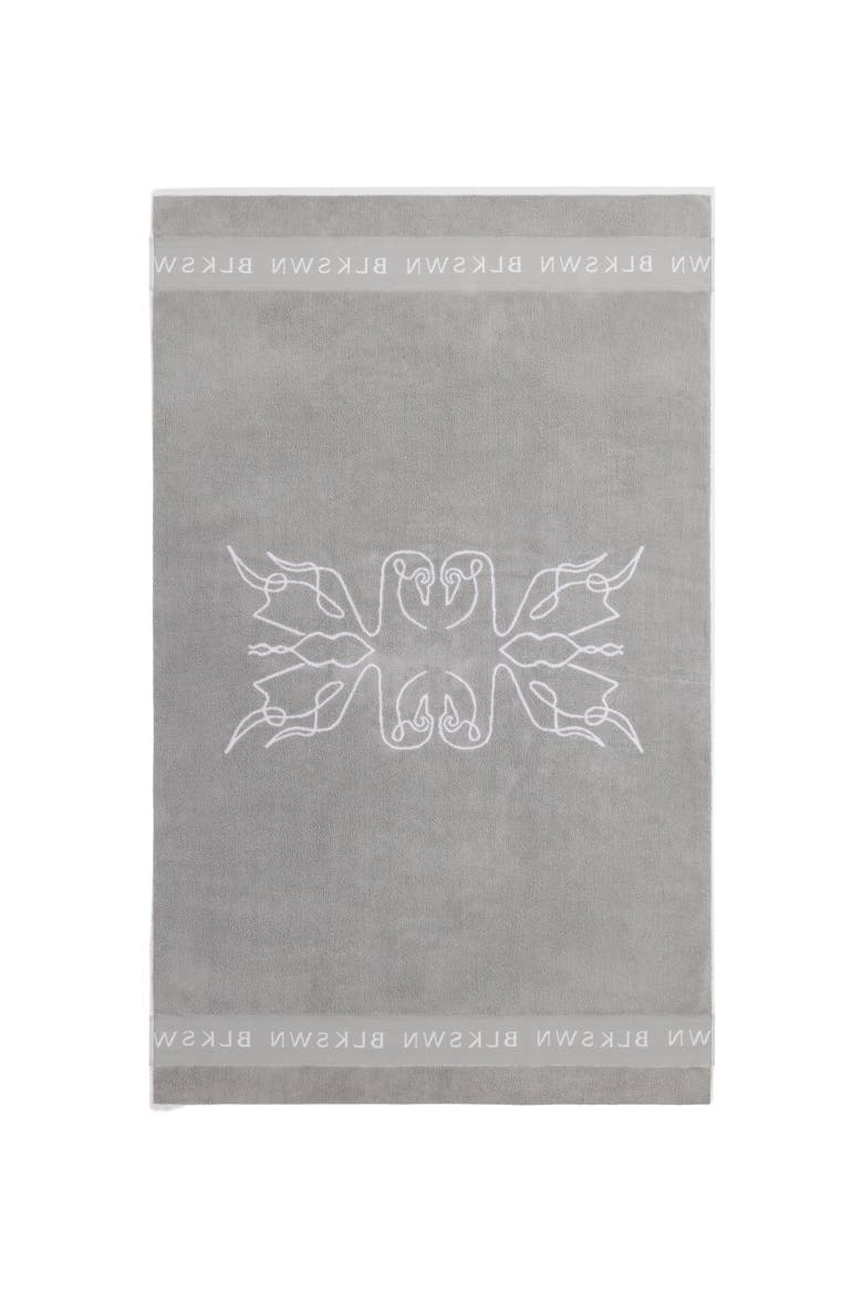 Swn  Logo Bath Sheet, Alternate, color, Grey