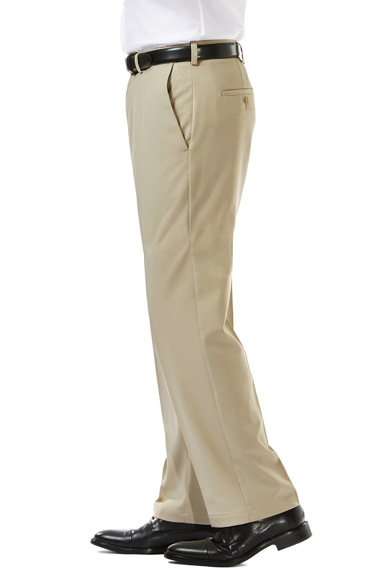 Cool 18® PRO Classic Fit Flat Front Pant, Alternate, color, KHAKI