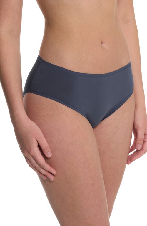Natori Bliss Bare Cotton Hipster Briefs In Black