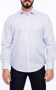 VELLAPAIS Carlton Slim Fit Cotton Dress Shirt