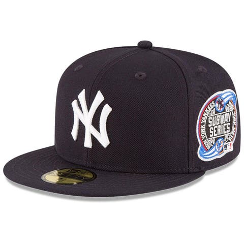 Men's New Era Navy New York Yankees Side Patch 2000 Subway World Series 59FIFTY Fitted Hat
