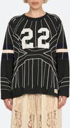 Sea NY Quinn Beaded Graphic Long Sleeve T-Shirt