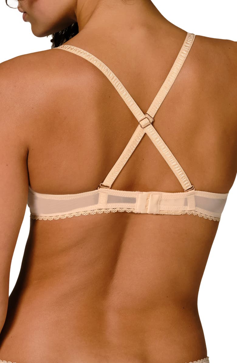 Simone Perele Allure Push-Up Underwire Bra, Alternate, color, Chic Beige