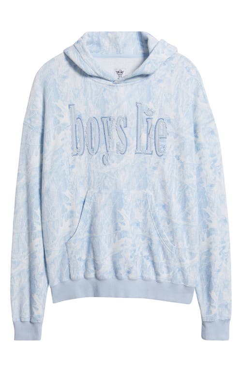 Boys Lie Manhunt Racer Hoodie In Blue