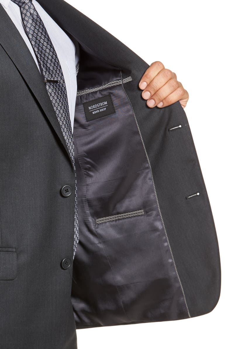 NORDSTROM MEN'S SHOP Trim Fit Solid Wool Suit, Alternate, color,