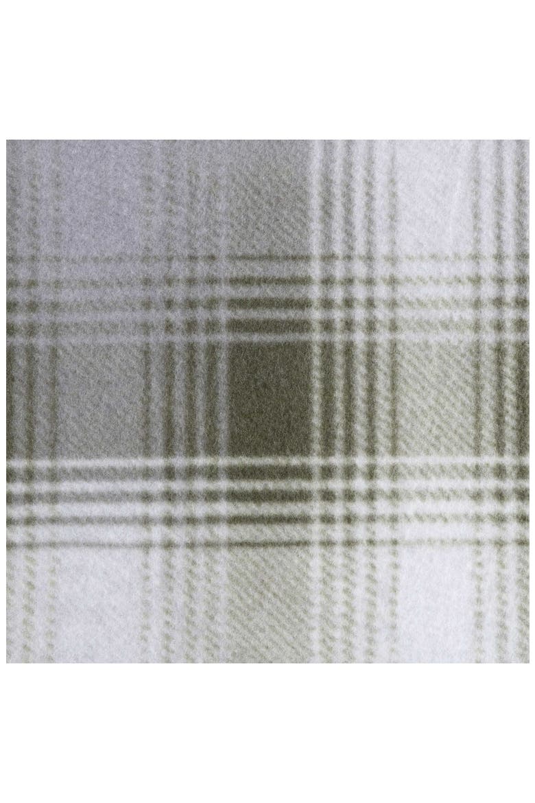 Nordic Plaid Throw Blanket, Alternate, color, DARK GREEN