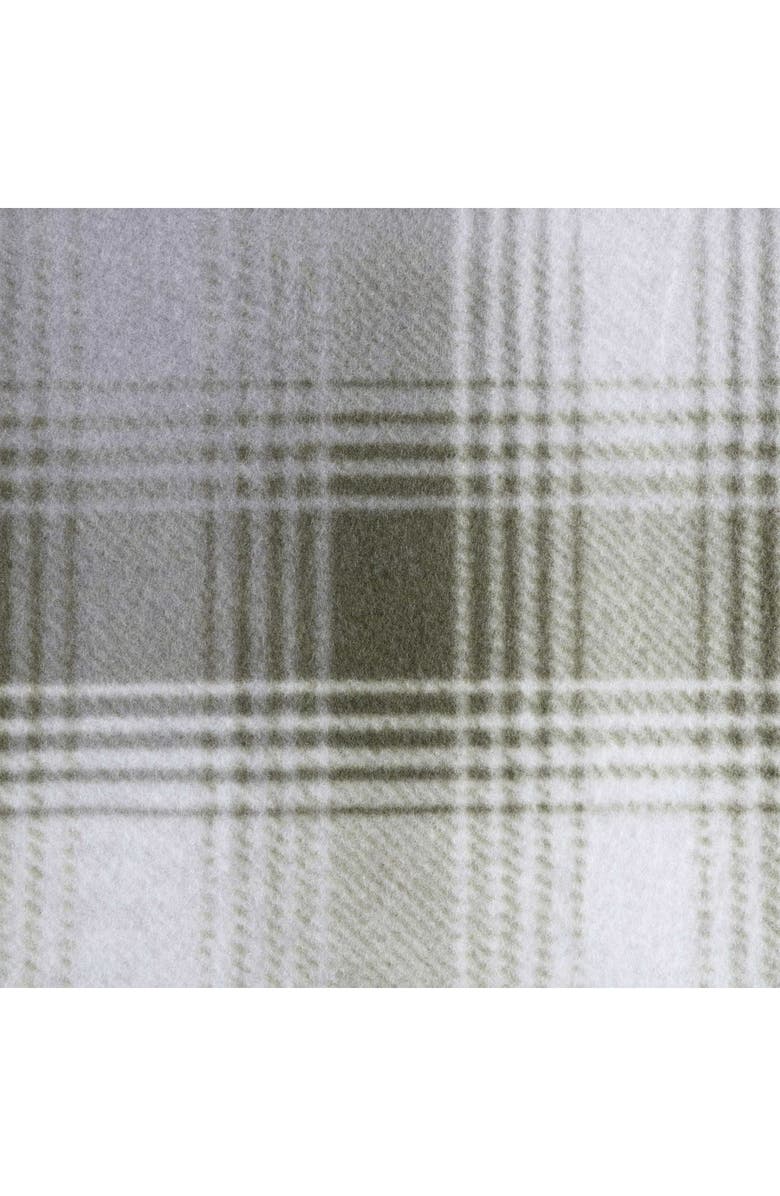 Eddie Bauer Nordic Plaid Throw Blanket, Alternate, color, Dark Green