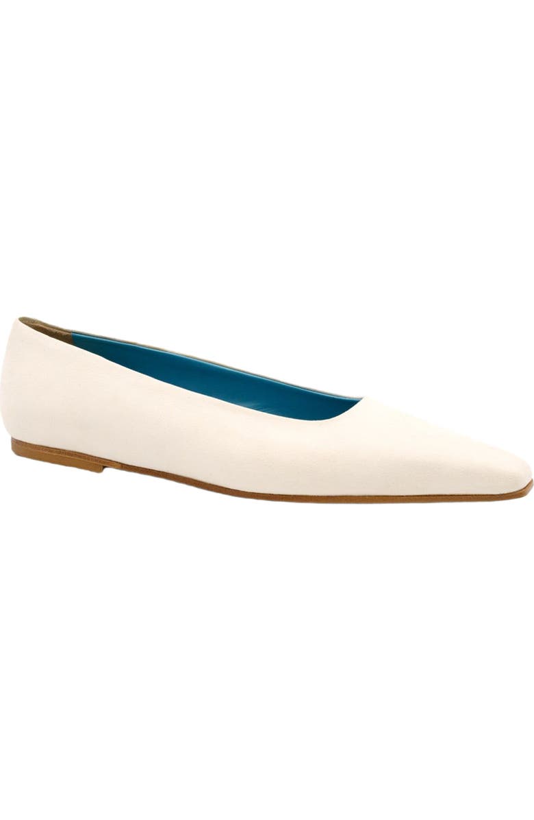 Valentina Rangoni Giunone Cashmere Suede Flats, Main, color, Marmo Cashmere